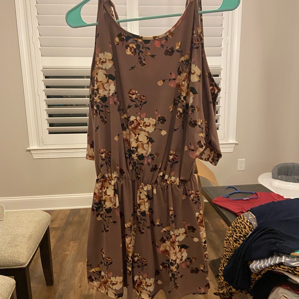 Let them eat cake romper floral size Medium